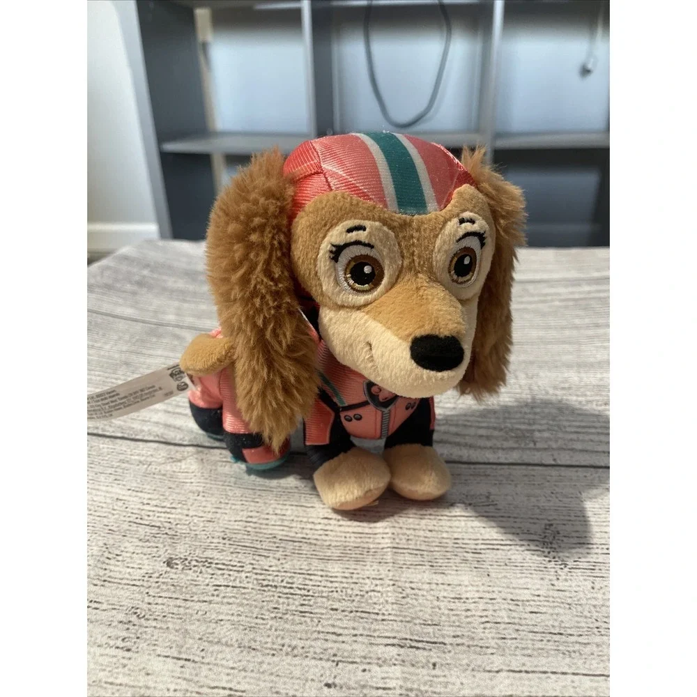 Paw Patrol Liberty Dog Plush Pink Dachshund Stretch Wiggle Pink Puppy Toy